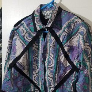 Keyhole western croptop - retro